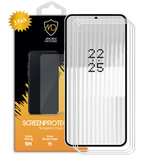 3-Pack Nothing Phone 1 Screenprotectors - MobyDefend Case-Friendly Screensavers - Gehard Glas