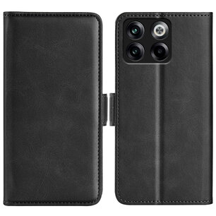 OnePlus 10T Hoesje, MobyDefend Luxe Wallet Book Case (Sluiting Zijkant), Zwart