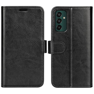 Samsung Galaxy M13 / M23 Hoesje, MobyDefend Wallet Book Case (Sluiting Achterkant), Zwart