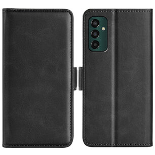 Samsung Galaxy M13 / M23 Hoesje, MobyDefend Luxe Wallet Book Case (Sluiting Zijkant), Zwart