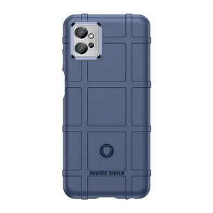 Motorola Moto G32 Hoesje, Rugged Shield TPU Gelcase, Blauw