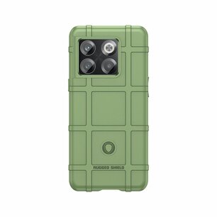 OnePlus 10T Hoesje, Rugged Shield TPU Gelcase, Groen