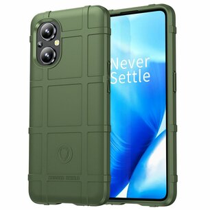 Oppo Reno 8 Lite Hoesje, Rugged Shield TPU Gelcase, Groen