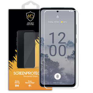 Nokia X30 Screenprotector - MobyDefend Case-Friendly Screensaver - Gehard Glas