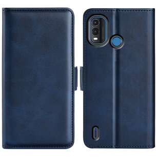 Nokia G11 Plus Hoesje, MobyDefend Luxe Wallet Book Case (Sluiting Zijkant), Blauw