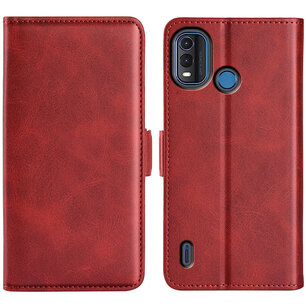 Nokia G11 Plus Hoesje, MobyDefend Luxe Wallet Book Case (Sluiting Zijkant), Rood