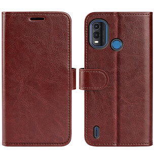 Nokia G11 Plus Hoesje, MobyDefend Wallet Book Case (Sluiting Achterkant), Bruin