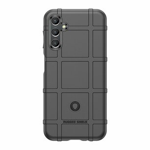 Samsung Galaxy A14 Hoesje, Rugged Shield TPU Gelcase, Zwart