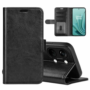 OnePlus Nord 3 Hoesje, MobyDefend Wallet Book Case (Sluiting Achterkant), Zwart