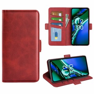 Nokia G42 Hoesje, MobyDefend Luxe Wallet Book Case (Sluiting Zijkant), Rood