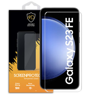 Samsung Galaxy S23 FE Screenprotector - MobyDefend Case-Friendly Screensaver - Gehard Glas