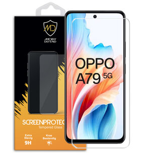 Oppo A79 Screenprotector, MobyDefend Case-Friendly Gehard Glas Screensaver