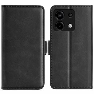 Xiaomi Redmi Note 13 Pro 5G Hoesje, MobyDefend Luxe Wallet Book Case (Sluiting Zijkant), Zwart