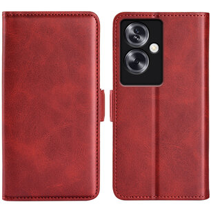 Oppo A79 / OnePlus Nord N30 SE Hoesje, MobyDefend Luxe Wallet Book Case (Sluiting Zijkant), Rood