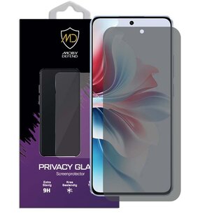 MobyDefend Oppo Reno11 F Screenprotector - HD Privacy Glass Screensaver