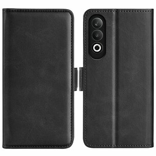 OnePlus Nord CE 4 Hoesje - MobyDefend Luxe Wallet Book Case (Sluiting Zijkant) - Zwart