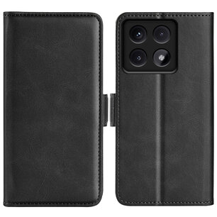 Samsung Galaxy A16 Hoesje - MobyDefend Luxe Wallet Book Case (Sluiting Zijkant) - Zwart