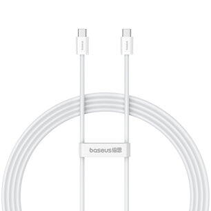 Baseus USB-C naar USB-C kabel - 2 Meter - wit