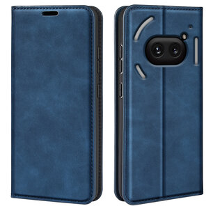 Nothing Phone (2a) / Nothing Phone (2a) Plus Hoesje - Luxe Wallet Bookcase (Magnetische Sluiting) - Blauw