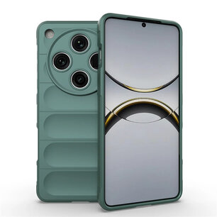 Oppo Find X8 Pro Hoesje - MobyDefend TPU Gripcase - Groen