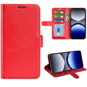 Oppo Find X8 Pro Hoesje - MobyDefend Wallet Book Case (Sluiting Achterkant) - Rood