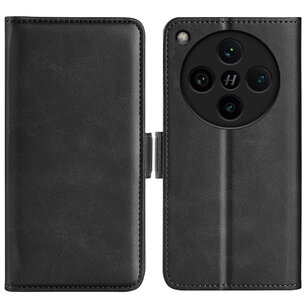 Oppo Find X8 Pro Hoesje - MobyDefend Luxe Wallet Book Case (Sluiting Zijkant) - Zwart