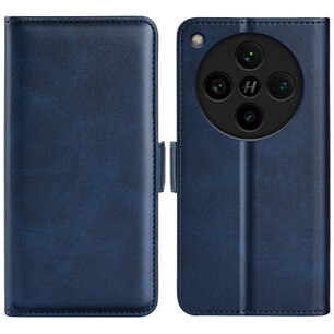 Oppo Find X8 Pro Hoesje - MobyDefend Luxe Wallet Book Case (Sluiting Zijkant) - Blauw