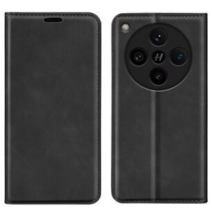 Oppo Find X8 Pro Hoesje - MobyDefend Luxe Wallet Bookcase (Magnetische Sluiting) - Zwart